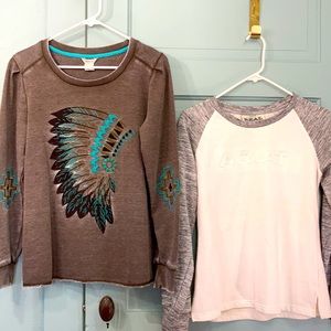 Ariat Fleece and Terry Tops M